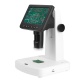 Cyfrowy mikroskop Levenhuk DTX 700 LCD z przybliżeniem cyfrowym 10–1200 razy wyświetlaczem LCD i kamerą 5 Mpix