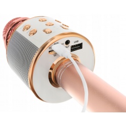 Mikrofon karaoke bezprzewodowy Bluetooth 4.0 głośnik łączność z telefonem