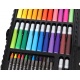 Artystyczny zestaw do malowania w walizce rysowania kredki farby 86 el