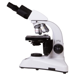 Dwuokularowy mikroskop laboratoryjny Levenhuk MED 20B półplanarno-achromatyczne soczewki obiektywowe