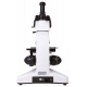 Trójokularowy mikroskop laboratoryjny Levenhuk MED 20T kondensor Abbego z przysłoną irysową oraz uchwyt na filtr światła