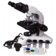 Dwuokularowy mikroskop laboratoryjny Levenhuk MED 25B obiektywy planarno-achromatyczne