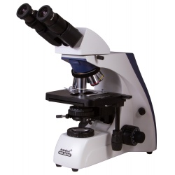 Dwuokularowy mikroskop laboratoryjny Levenhuk MED 35B kondensor Abbego