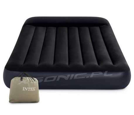 Materac welurowy Pillow Rest z pompką 191 x 137 x 23 cm INTEX 64148