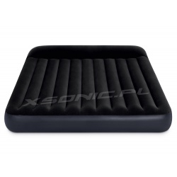 Szeroki materac dmuchany Pillow Rest King 203 x 183 x 25 cm INTEX 64144