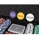 Zestaw do gry w pokera TEXAS żetony 300 sztuk karty mocna walizka