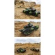 Walczące czołgi bitewne Leopard 2 imitacja dźwięków silnika i wystrzałów