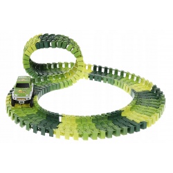 Terenowy tor samochodowy Dinozaury Park dinosaur 153 elementy XL