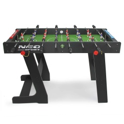 Duży stół do gry w piłkarzyki składany pionowo MDF Neo-Sport NS-1445