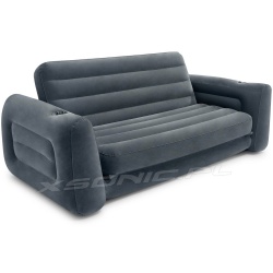 Dmuchana sofa rozkładane łóżko 2w1 z oparciem fotel INTEX 66552