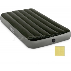 Materac welurowy z pompką nożną 99 x 191 x 25 cm INTEX 64761 jednoosobowy