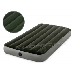 Materac welurowy z pompką nożną 99 x 191 x 25 cm INTEX 64761 jednoosobowy