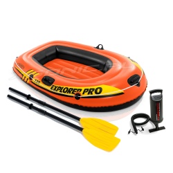 Ponton Explorer PRO100 wiosła i pompka INTEX 58355