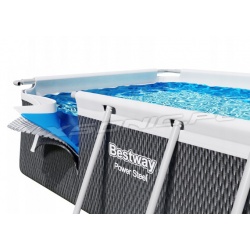 Basen ogrodowy 404 x 201 x 100 cm prostokątny stelażowy 11w1 Bestway 56721