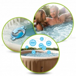 Dmuchane SPA z masażem i podgrzewaczem wody 196 x 71cm INTEX 28426
