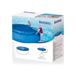 Pokrywa do basenów ogrodowych 366 cm z dmuchanym kołnierzem Bestway 58034