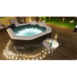 Dmuchane SPA 218 x 71 cm dysze masujące i bąbelki 6 osobowe INTEX 28462