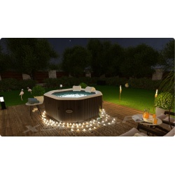 Dmuchane SPA 218 x 71 cm dysze masujące i bąbelki 6 osobowe INTEX 28462