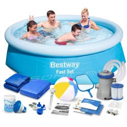 Basen do ogrodu 244 x 66 cm rozporowy 16w1 Bestway 57268 zestaw