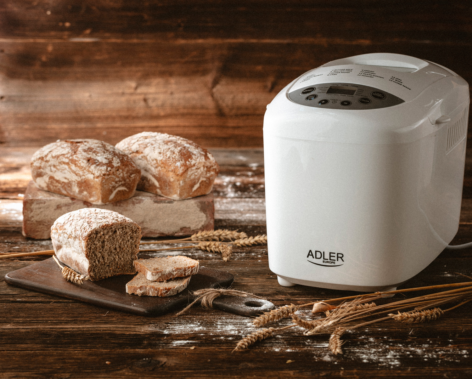 Maszyna do chleba robienia pieczenia wypiekania 15 programów Adler AD 6019