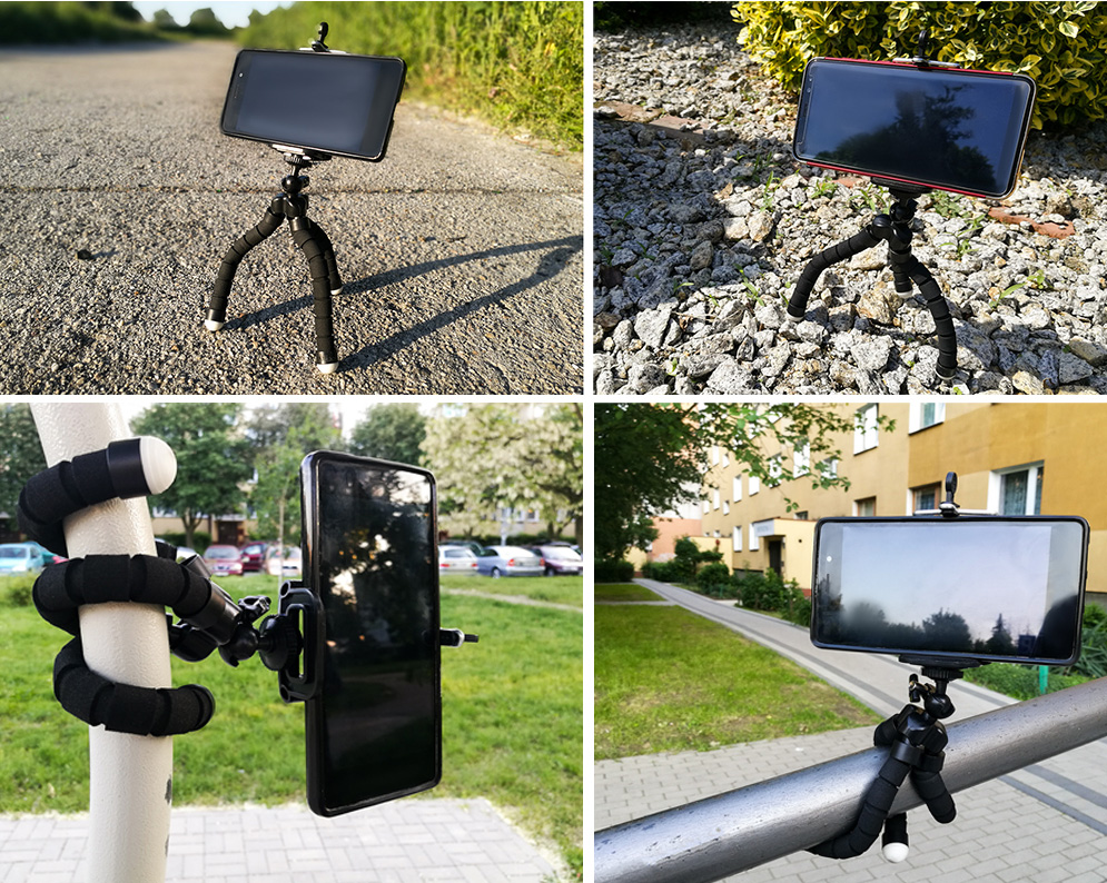 Elastyczny statyw uchwyt na telefon smartfon aparat kamerą TRIPOD