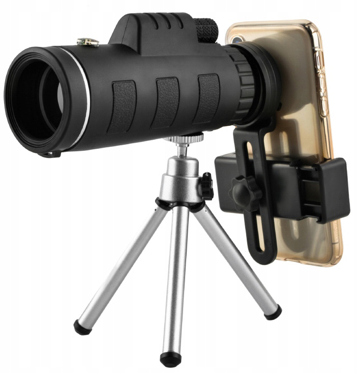 Obiektyw do telefonu smartfona teleskop luneta statyw zoom 50x