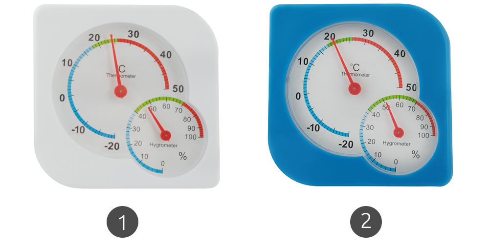 Termometr higrometr miernik wilgotności analogowy pokojowy