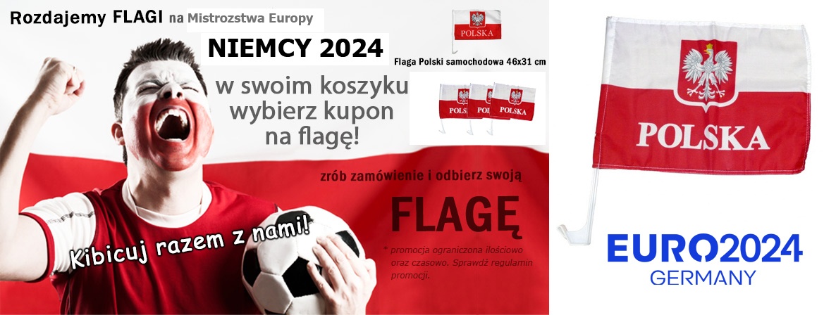 Odbierz flagę i kibicuj na Euro 2024 naszym piłkarzom!
